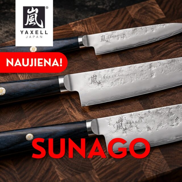 🔴NAUJIENA! YAXELL SUNAGO 🇯🇵

🔥 Susipažinkite su naująja YAXELL Sunago peilių linija – japoniška estetika, preciziškas aštrumas ir praktiškumas kasdienėje virtuvėje.

SUNAGO - japonų kalboje reiškia "smėlio grūdeliai". Šia smulkia taškuota tekstūra yra dekoruoti ašmenys. Tai - Nashiji apdaila.

Tai ne tik išskirtinai graži japoniška išvaizda, bet ir praktiškumas, nes pjaustomi produktai lengviau atlimpa nuo peilio ašmenų.

SUNAGO linijoje turime:

🔪 šefo peilis – 200 mm

🔪 santoku peilis - 165 mm

🔪 universalusis peilis -120 mm

Ši linija yra ypatingai graži ir tikra puošmena jūsų virtuvėje!

💙 Japoniško stiliaus rankena
Tamsiai mėlyna Pakka medienos rankena patogiai gula į ranką, o ją puošia tradicinės japoniškos emblemos motyvas.

⚔️ Japoniškas Ginsan plienas
Peilio šerdis pagaminta iš nerūdijančio japoniško Ginsan plieno, pasižyminčio smulkia grūdėtumo struktūra, geru aštrumo išlaikymu ir lengvesne priežiūra.

🔨 3 sluoksnių San Mai konstrukcija
Kietas Ginsan plieno branduolys įterptas tarp minkštesnių nerūdijančio plieno sluoksnių. 60 HRC kietumas ir rankomis pagaląsti ašmenys 15° kampu iš kiekvienos pusės užtikrina ploną, aštrią ir tikslią pjovimo briauną.

🇯🇵 Pagaminta Japonijoje
YAXELL Sunago gaminami Seki mieste – viename iš istorinių Japonijos peilių gamybos centrų. YAXELL peilius čia gamina nuo 1932 metų.

YAXELL SUNAGO – kai japoniška tradicija susitinka su šiuolaikinės virtuvės poreikiais. 🔪🇯🇵

🔴Įsigyti galite https://galandus.lt/?post_type=product&s=sunago

arba užsukite gyvai į Galandus parduotuvę.

Šiaulių g. 50, Kaunas

#japoniskipeiliai #japonija #kokybe #virtuve #peiliai #galandus #Kaunas #Lietuva