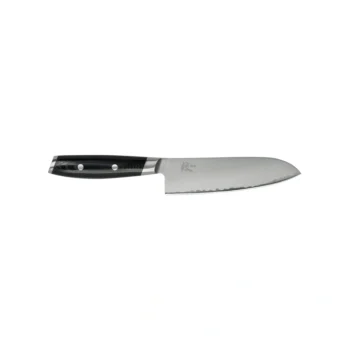 YAXELL MON | SANTOKU peilis 165 mm | 3 sluoksnių VG-10 damasko plienas
